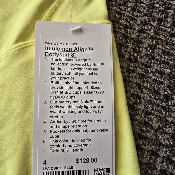 Lululemon Athletica Bright Yellow Sleeveless Top - Picture 4 of 8